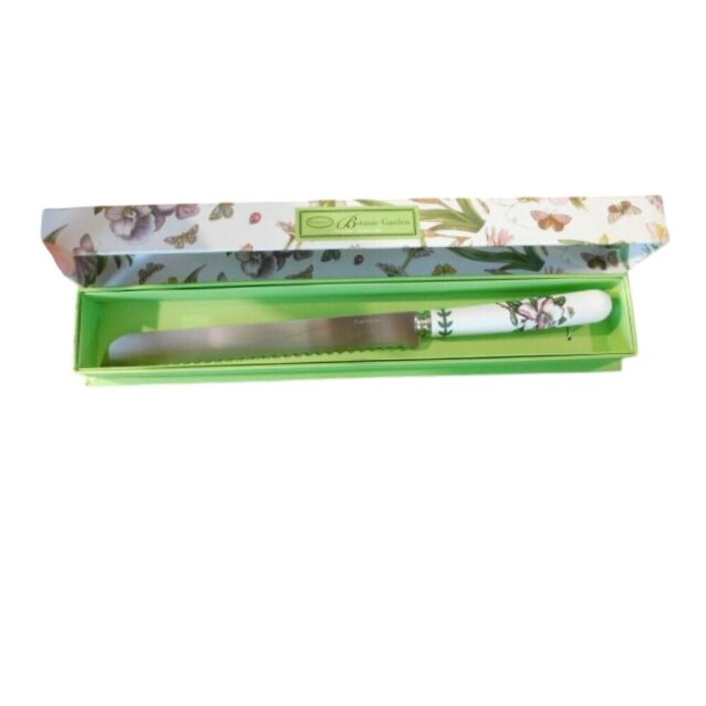 Port Meirion Botanic Garden Bread Knife W/ Org box